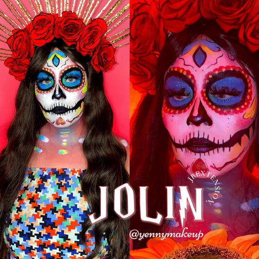 JBEXTENSION 32 Inches Extra Long Body Wave Nature Brown Wig With Bangs JOLIN