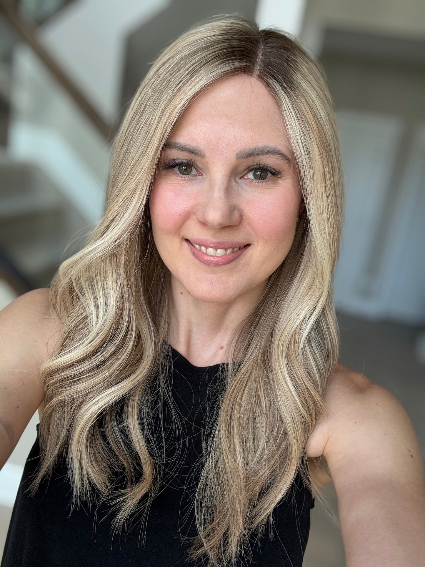 22" Olivia Comfort Cap Lace Top Wig (M) (FINAL SALE)