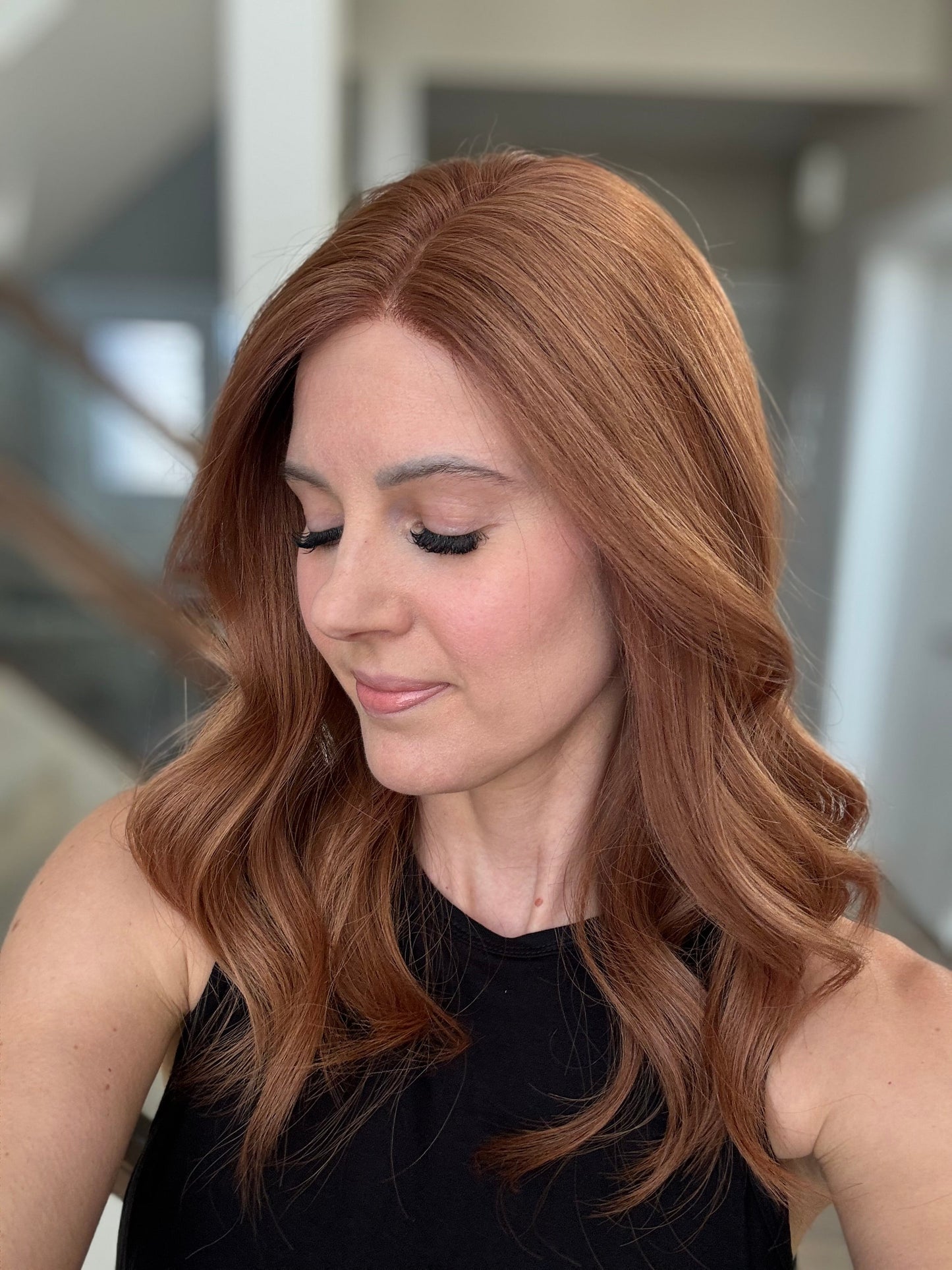 20" Sandi Comfort Cap Lace Top Wig (M)