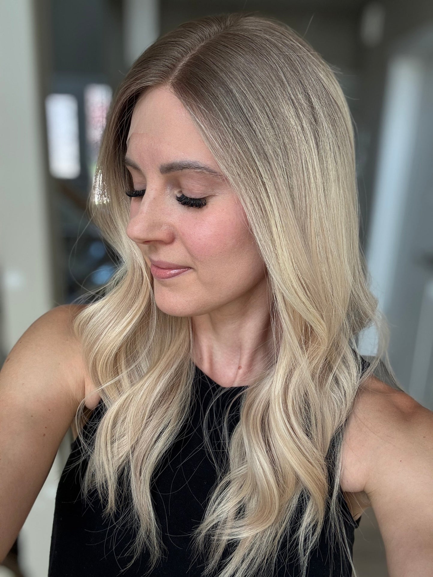 22" Holly Comfort Cap Lace Top Wig (M) (FINAL SALE)