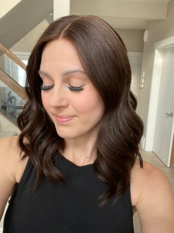 18" Callie Luxury Cap Lace Top Wig (XS)