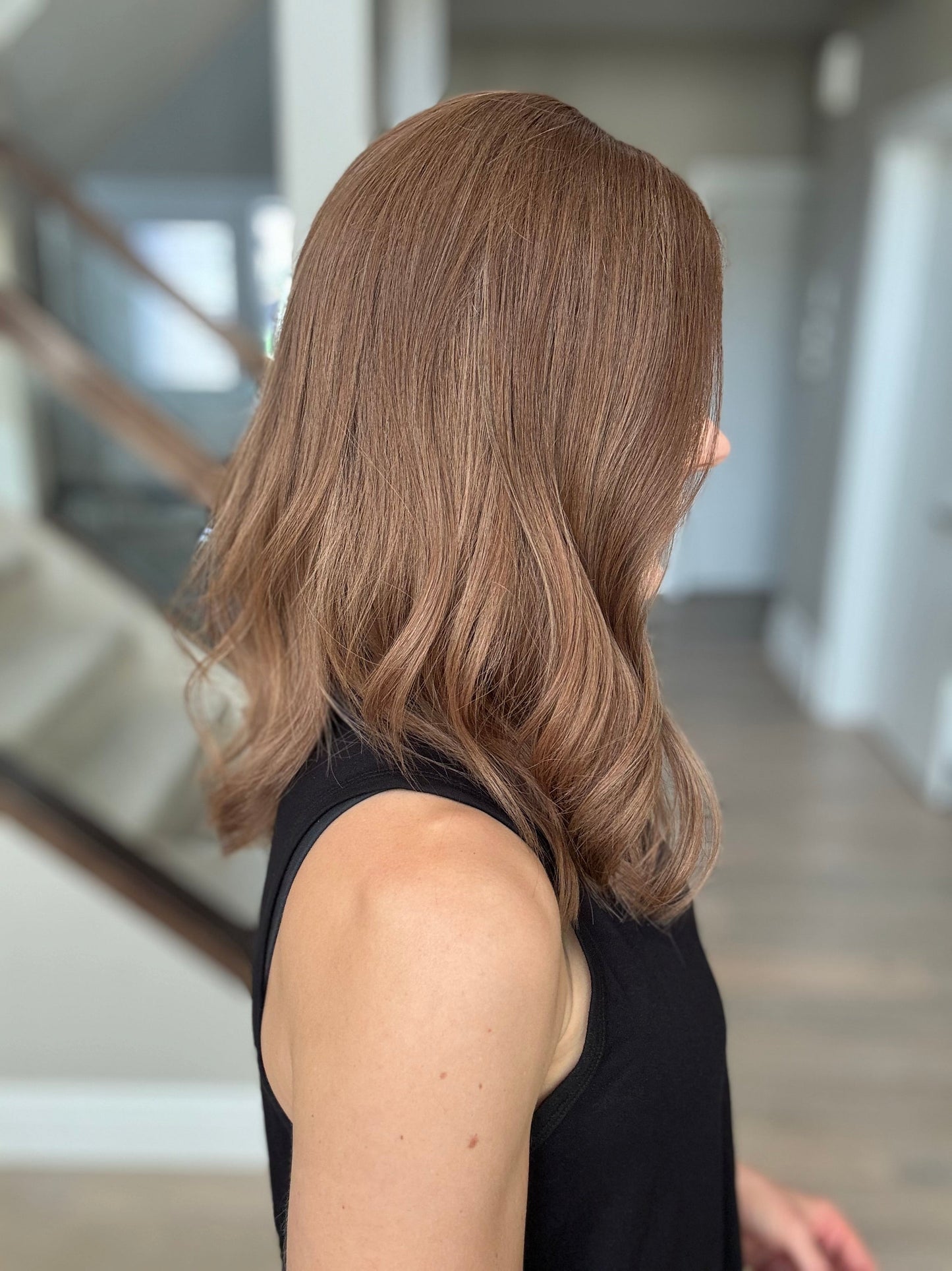 18" Christina LOB Comfort Cap Lace Top Wig (M)