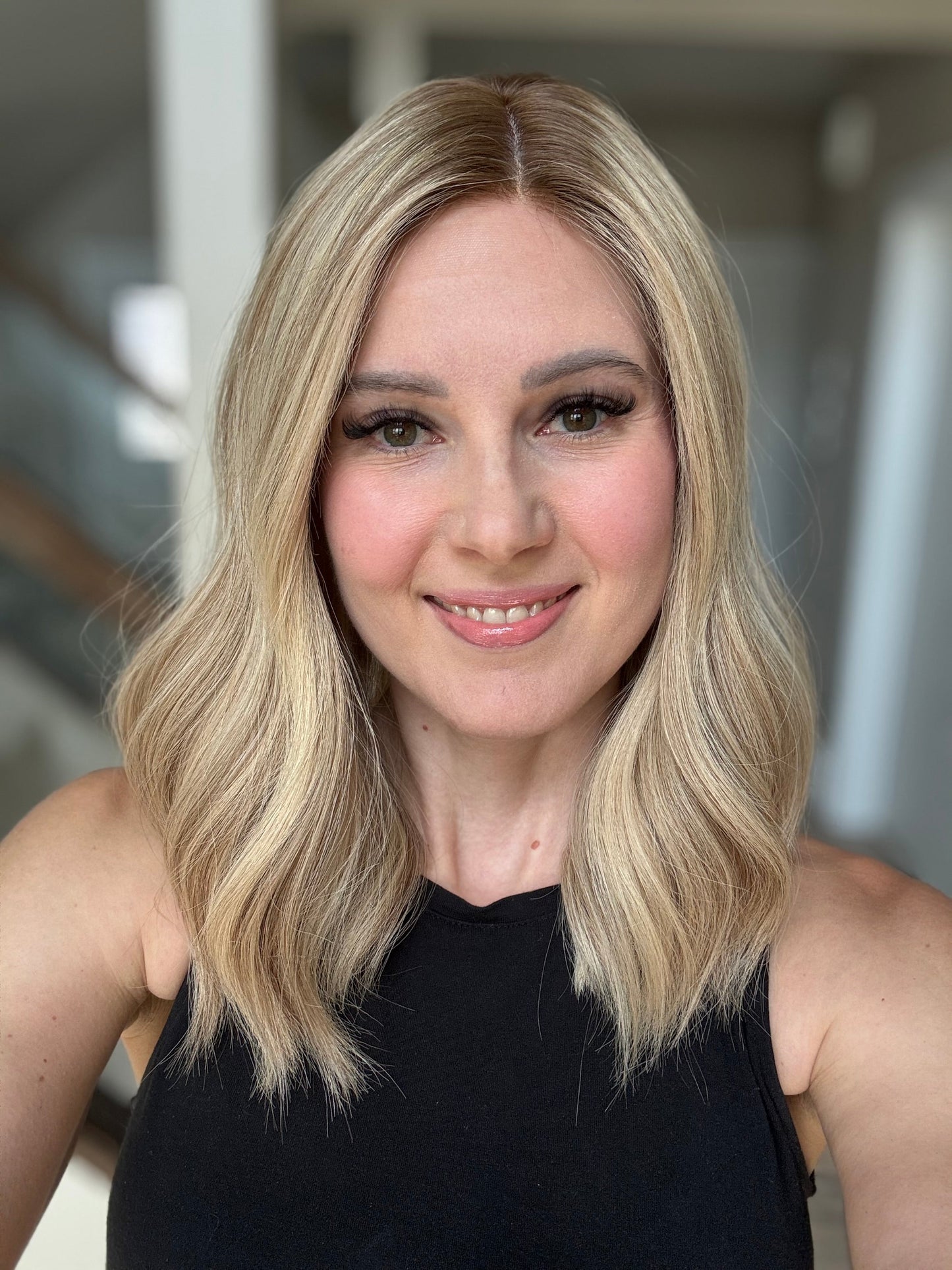 18" Cara LOB Comfort Cap Silk Top Wig (S)