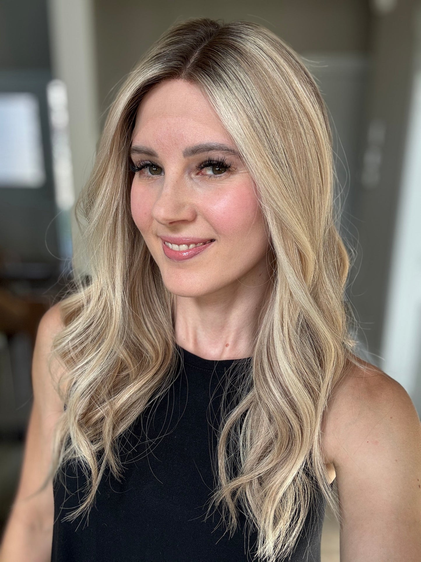 22" Olivia Comfort Cap Lace Top Wig (M)