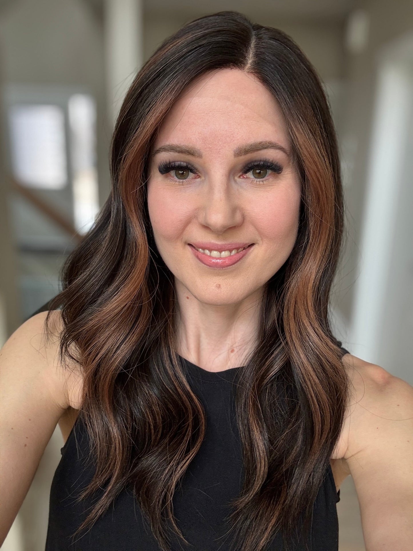 22" Larissa Comfort Cap Lace Top Wig (S)