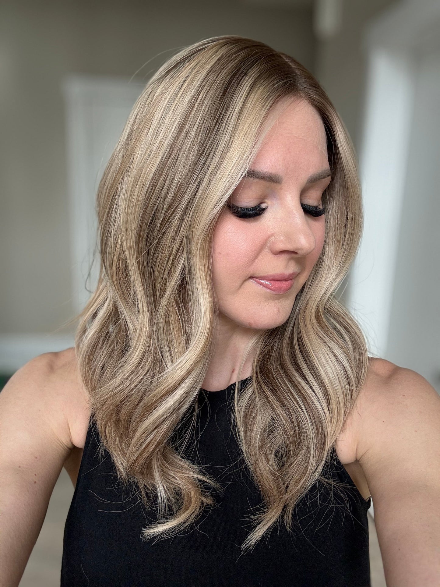 20" Olive Comfort Cap Silk Top Wig (M)