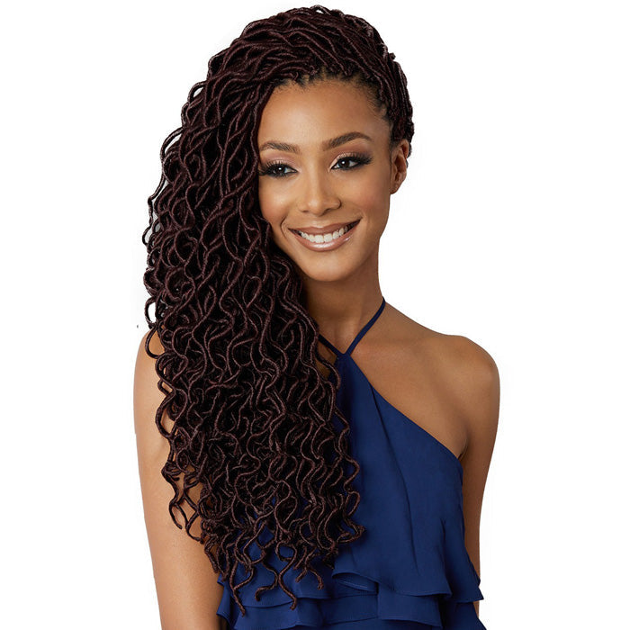 Bobbi Boss African Roots Pre-Looped Crochet Braids - CURLY LOCS 14/18"