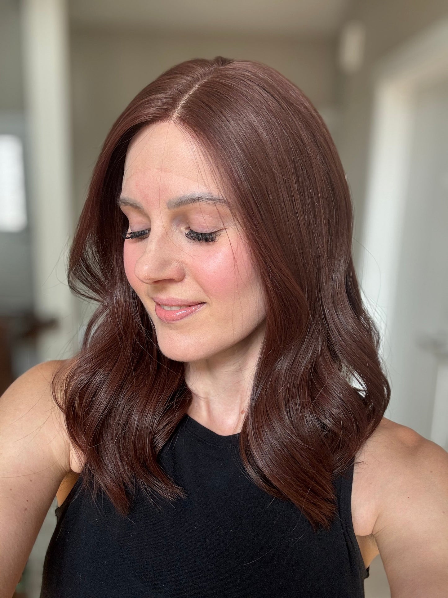 18" Scarlett LOB Comfort Cap Lace Top Wig (S)