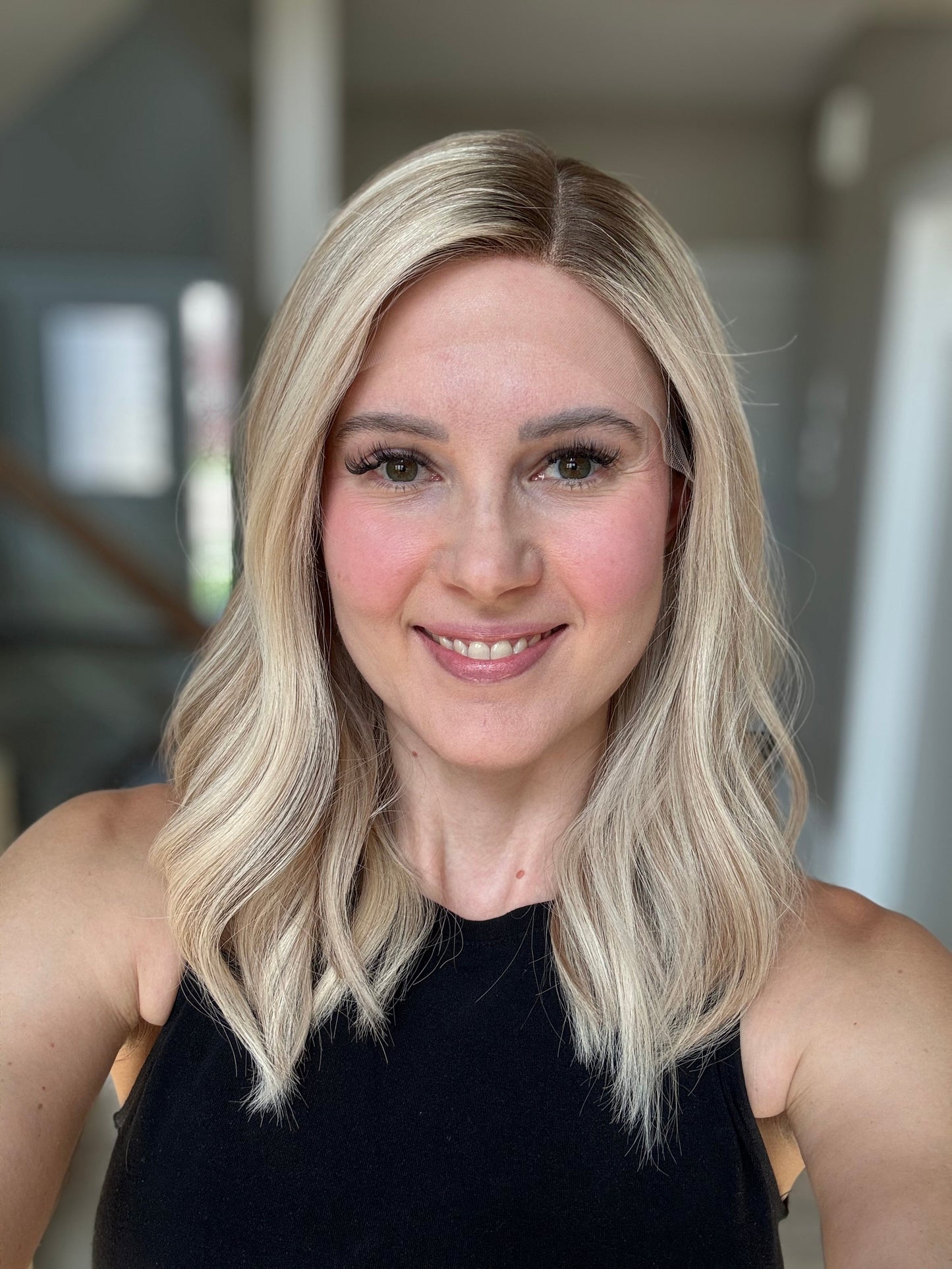 18" Katie LOB Comfort Cap Lace Top Wig (M) (FINAL SALE)