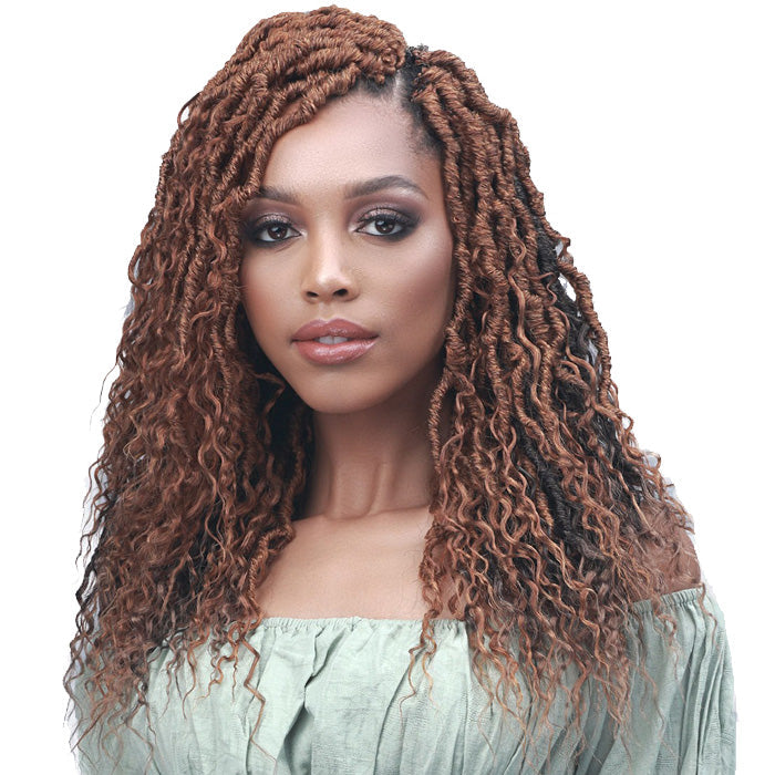 Bobbi Boss Pre-Looped Crochet Braid - 2X NU LOCS FRENCH DEEP BOHO STYLE 14"