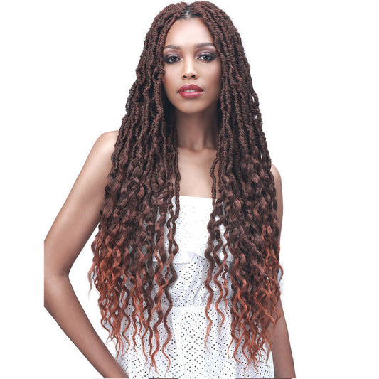 Bobbi Boss Pre-Looped Crochet Braid - 2X NU LOCS WAVY TIPS 28"