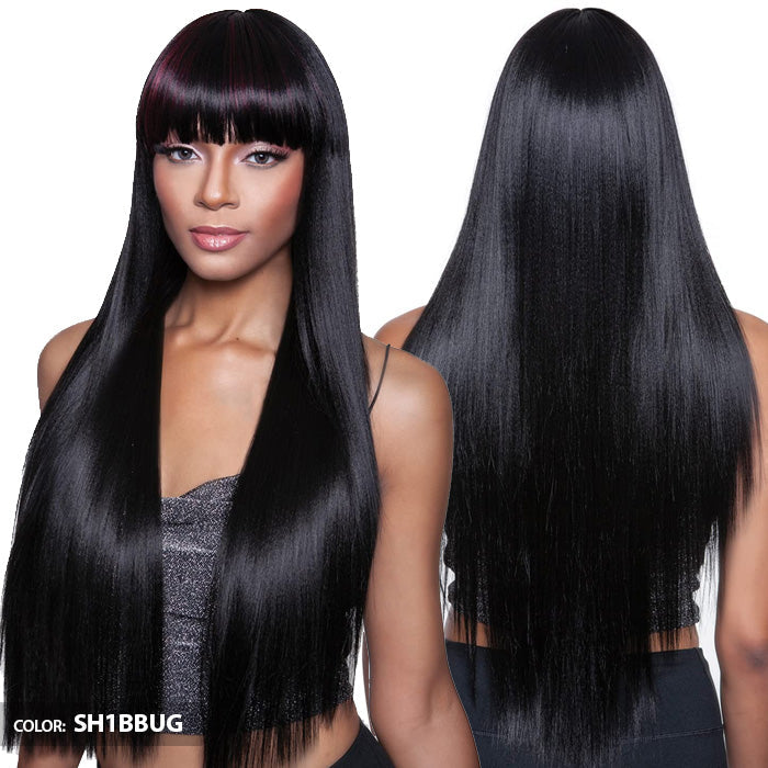 Mane Brown Sugar Human Hair Blend Full Wig - BS144