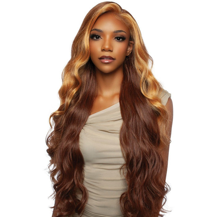 Mane Concept Brown Sugar Skinbond Lace Glueless 9"x6" Pre-Plucked HD Lace Front Wig - BSSB202