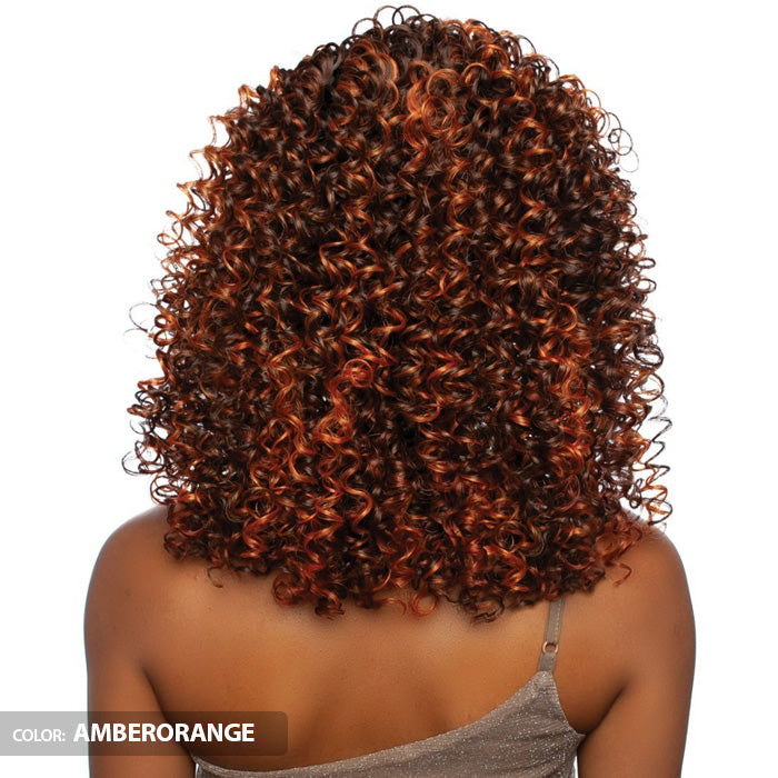 Mane Brown Sugar Skin Bond Lace Pre-Handtied Human Hair Blend 13x6 Lace Front Wig - BSSB207 GLUELESS 03