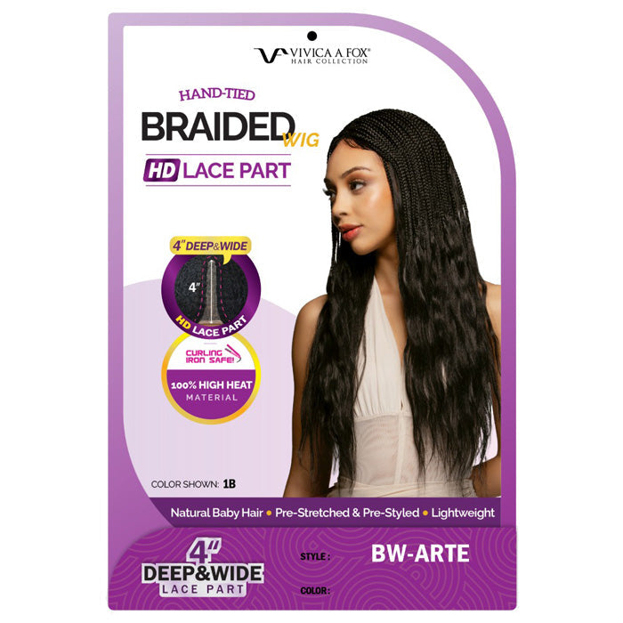 Vivica A Fox Braided 4" HD Deep Lace Part Wig - BW-ARTE