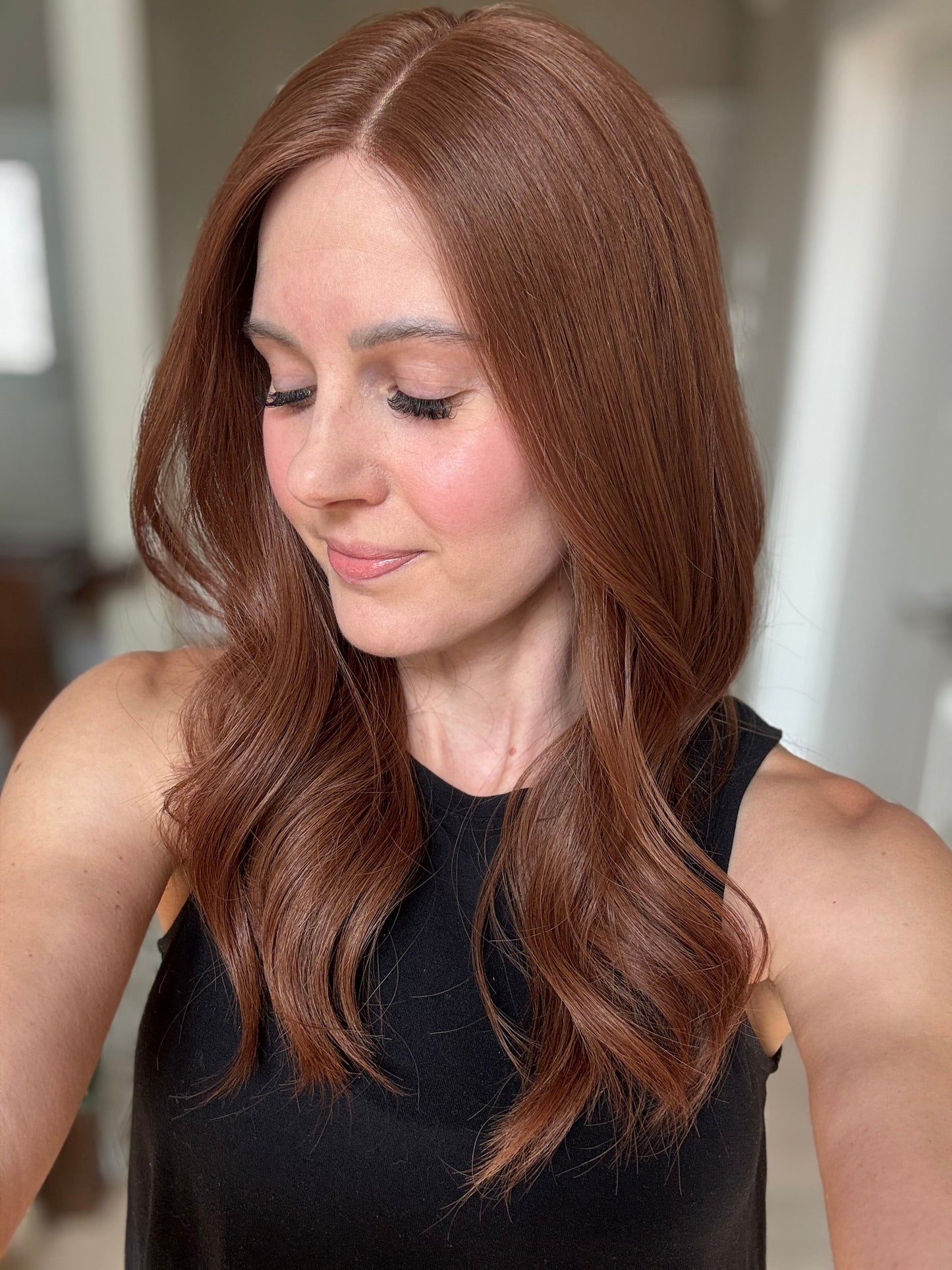 22" Autumn Comfort Cap Lace Top Wig (M)