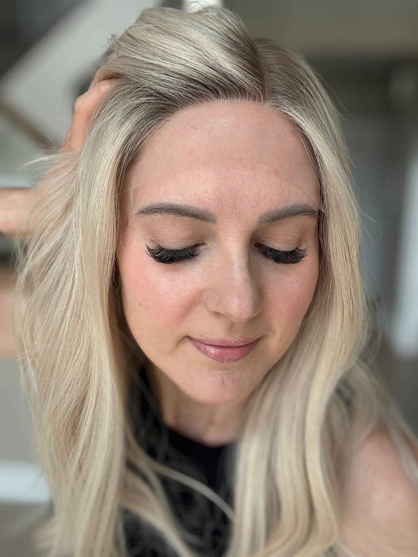 22" Haley Comfort Cap Lace Top Wig (M)