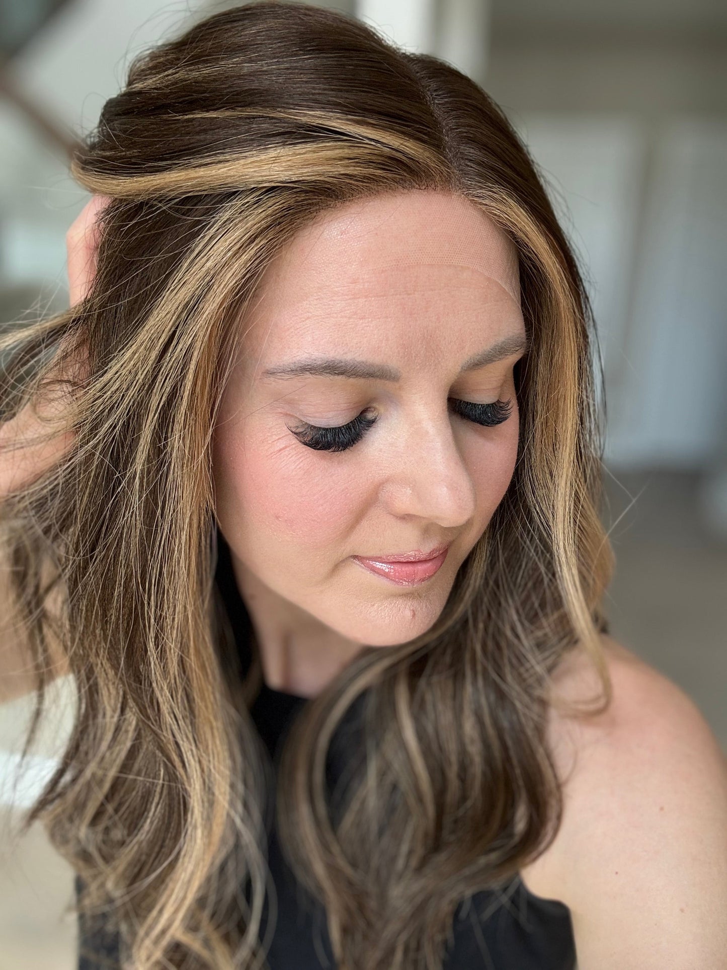 22" Gabriella Comfort Cap Lace Top Wig (M)