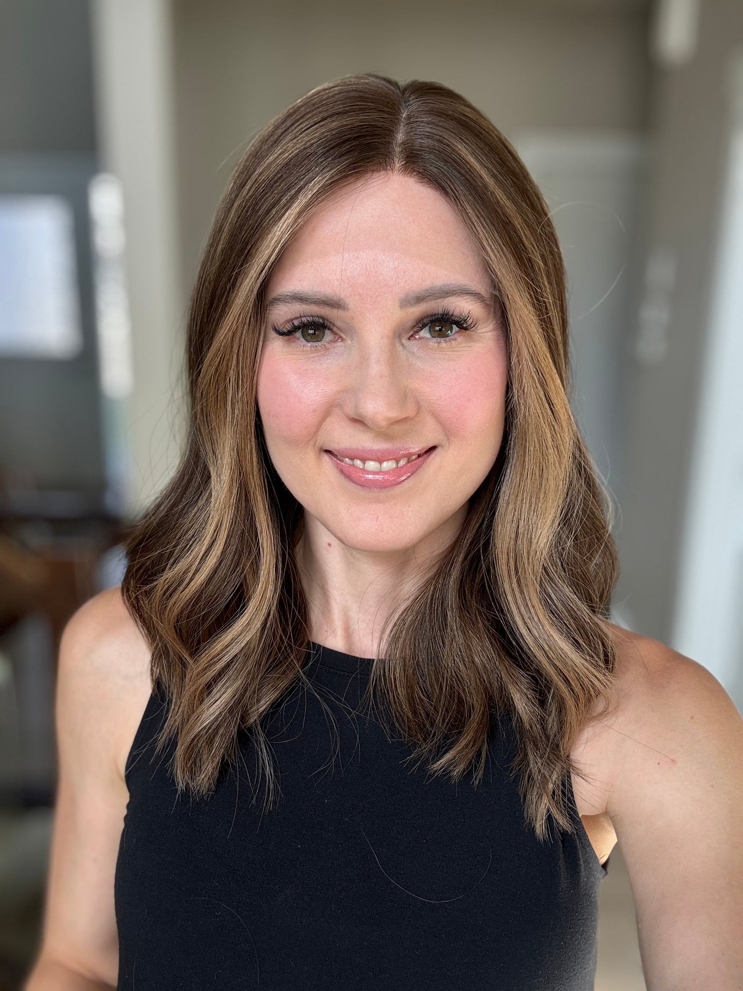 18" Penelope LOB Comfort Cap Lace Top Wig (M) (FINAL SALE)