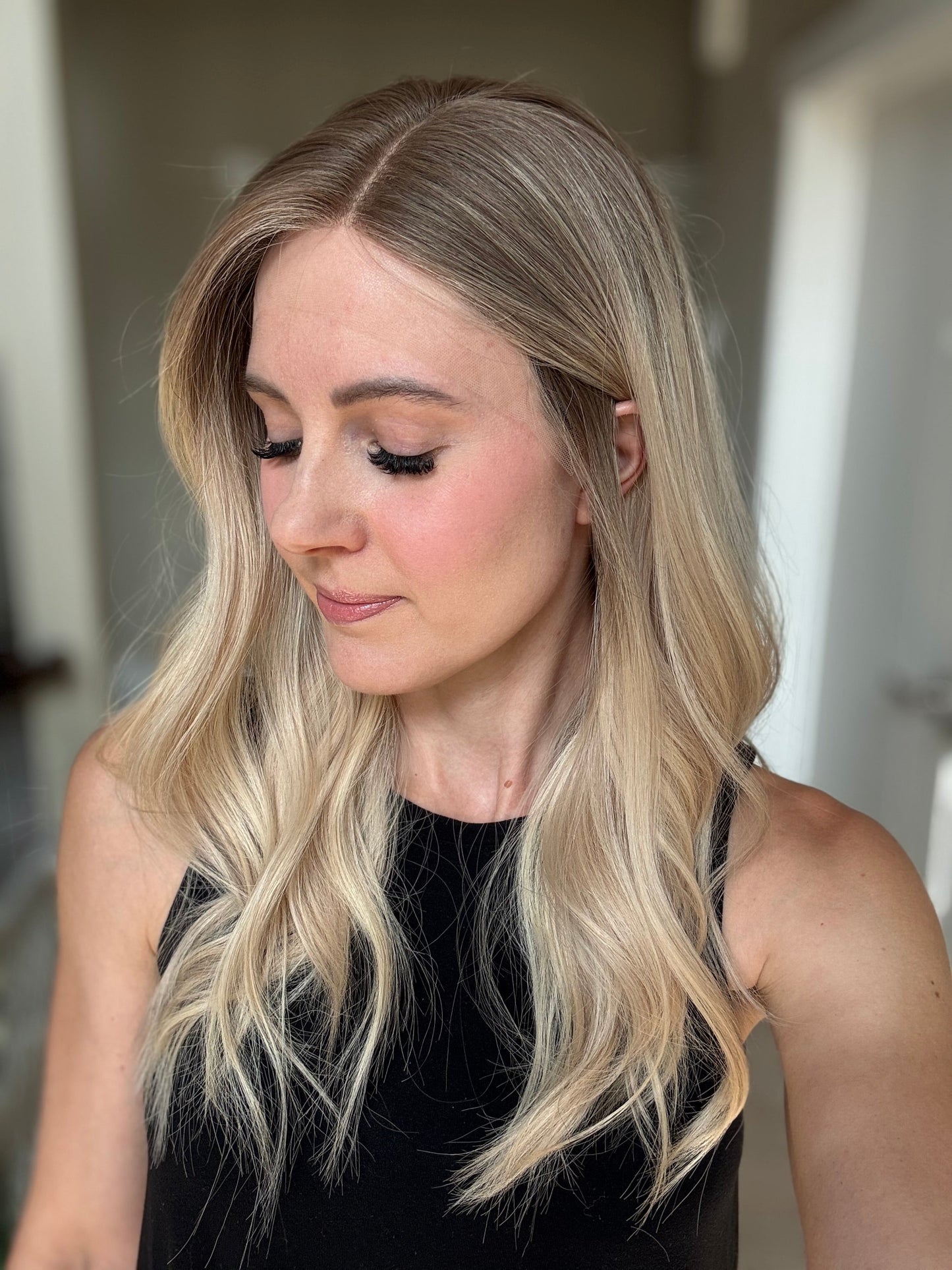 22" Hillary Comfort Cap Lace Top Wig (M) (FINAL SALE)