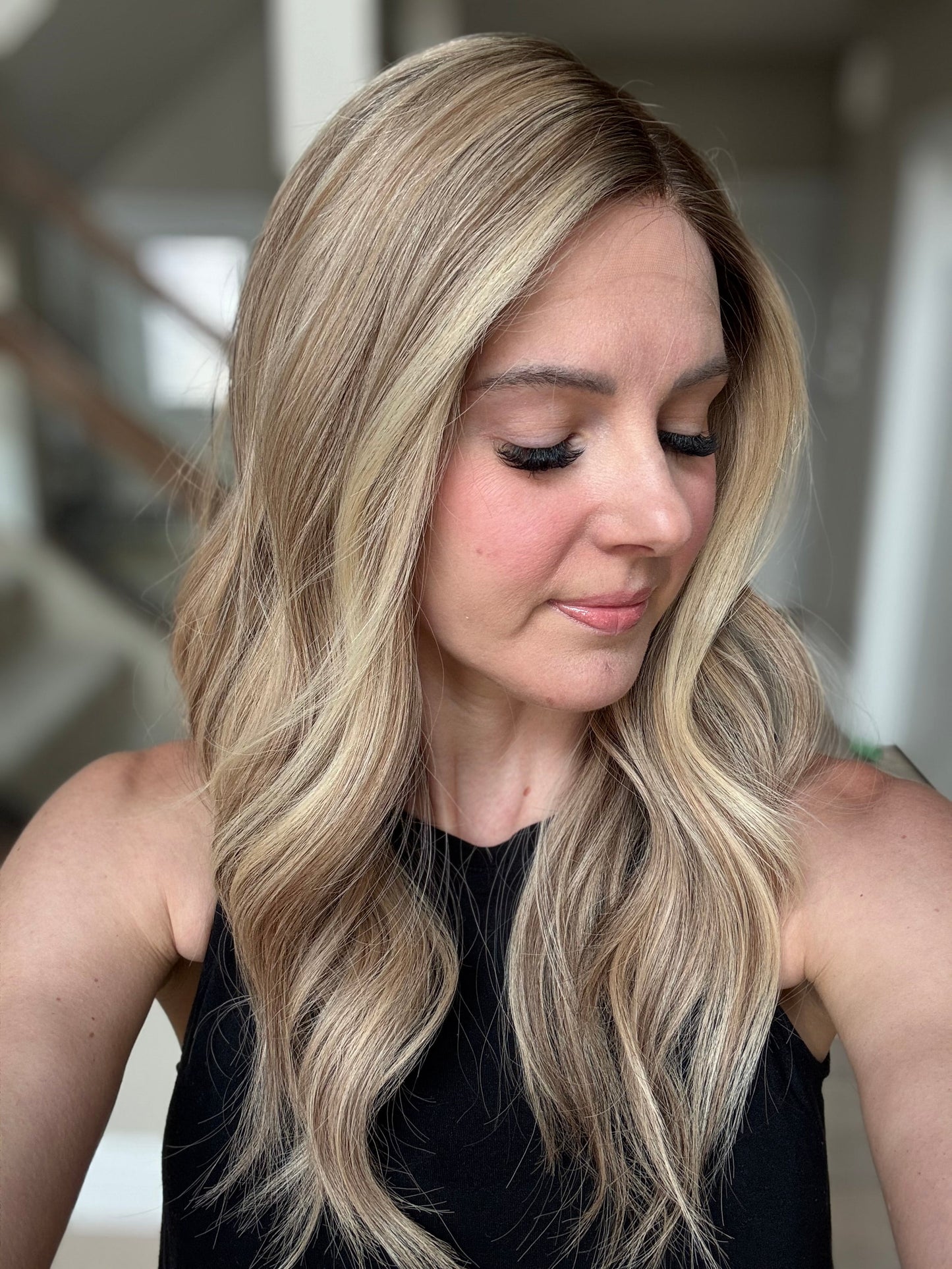 22" Olive Comfort Cap Lace Top Wig (M)