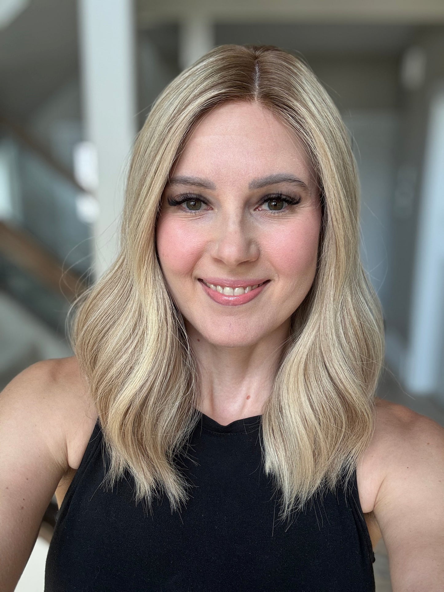 18" Cara LOB Comfort Cap Silk Top Wig (S)