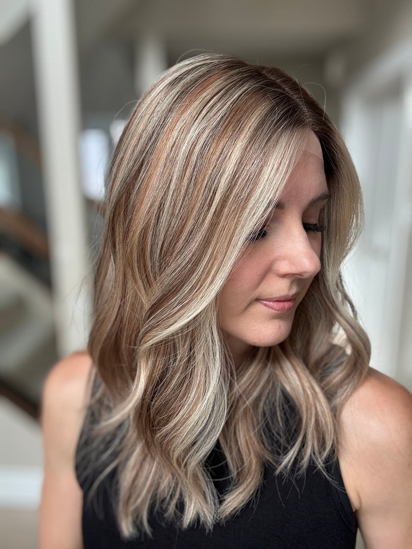 20" Anniston Comfort Cap Lace Top Wig (M) (FINAL SALE)