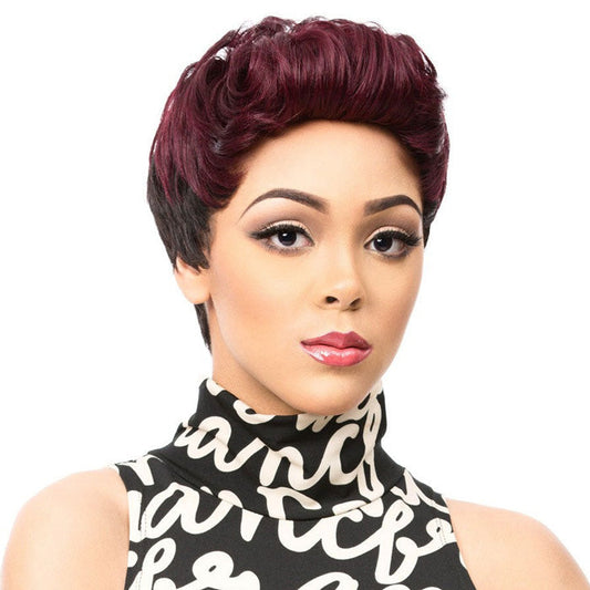 It's a Cap Weave Human Hair Wig - TISA