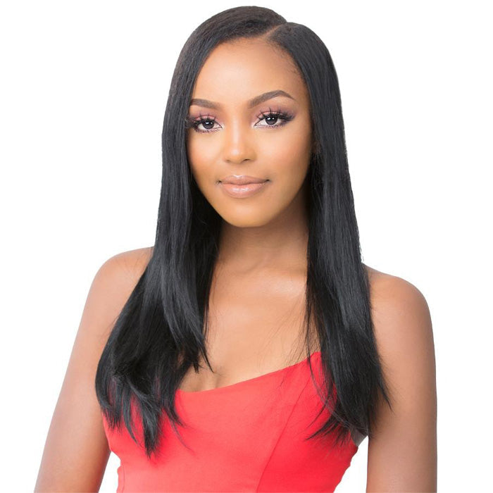 It's a Wig 100% Natural Human Hair HH U Part Wig - STRAIGHT 22"