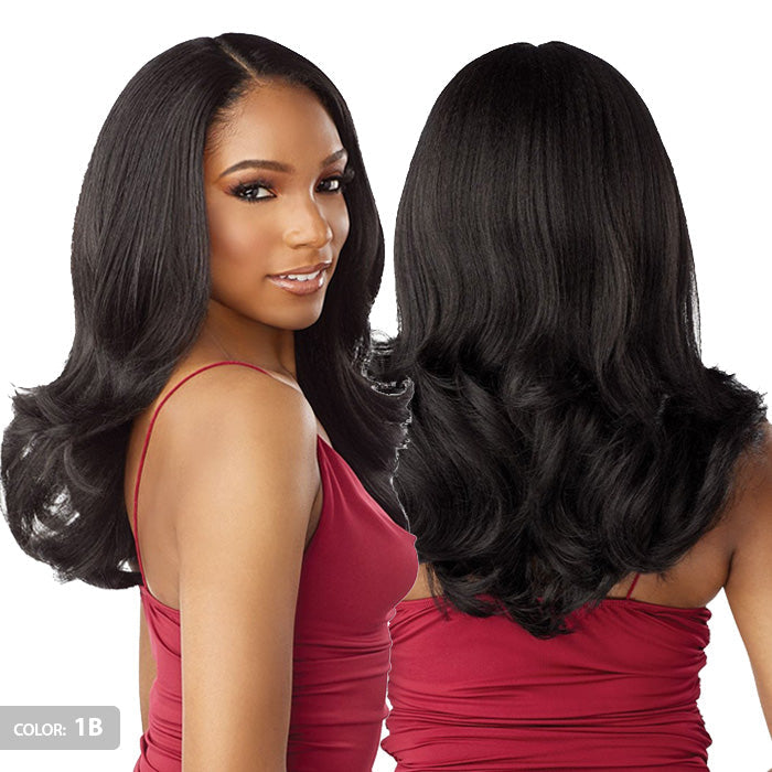 Sensationnel Curls Kinks V-Part Wig Glueless HD Lace Part Wig - V-UNIT 3