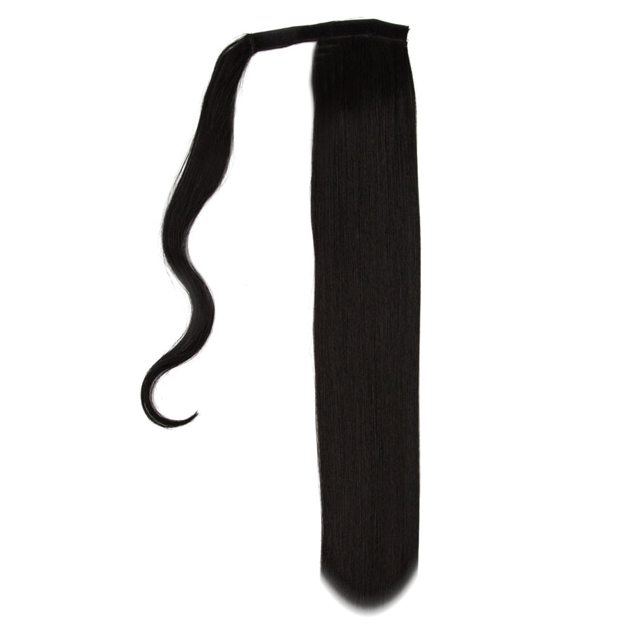 Copy Her Ponytail Hairstyle with JB 27" Straight Clip-In Ponytail