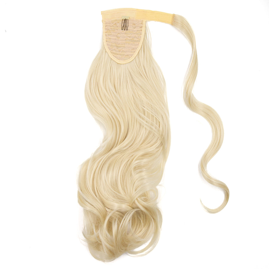 23" Ponytail Curly Clip-In Dark Colour