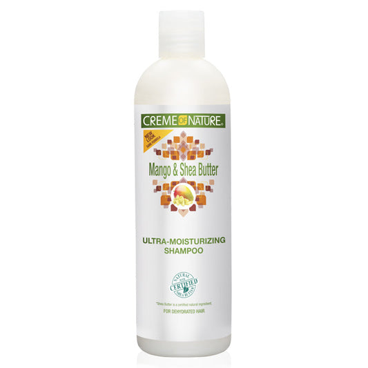 Creme of Nature Ultra-Moisturizing Shampoo For Dehydrated Hair - MANGO & SHEA BUTTER 12 oz