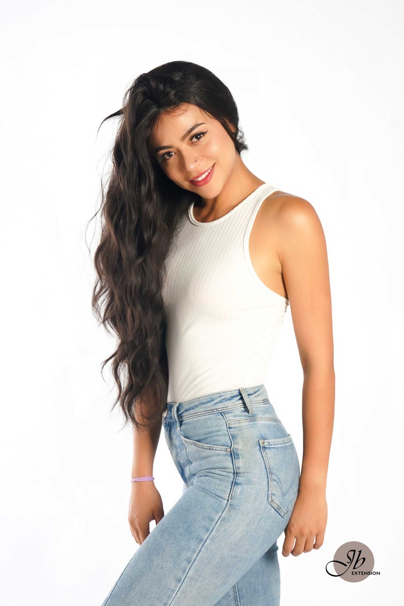 JBEXTENSION GENERATION FIVE 28 Inches Midnight Brown( Black/Brown) Body Wave Wig FLAVIA MIDNIGHT BROWN ( Black/Brown)