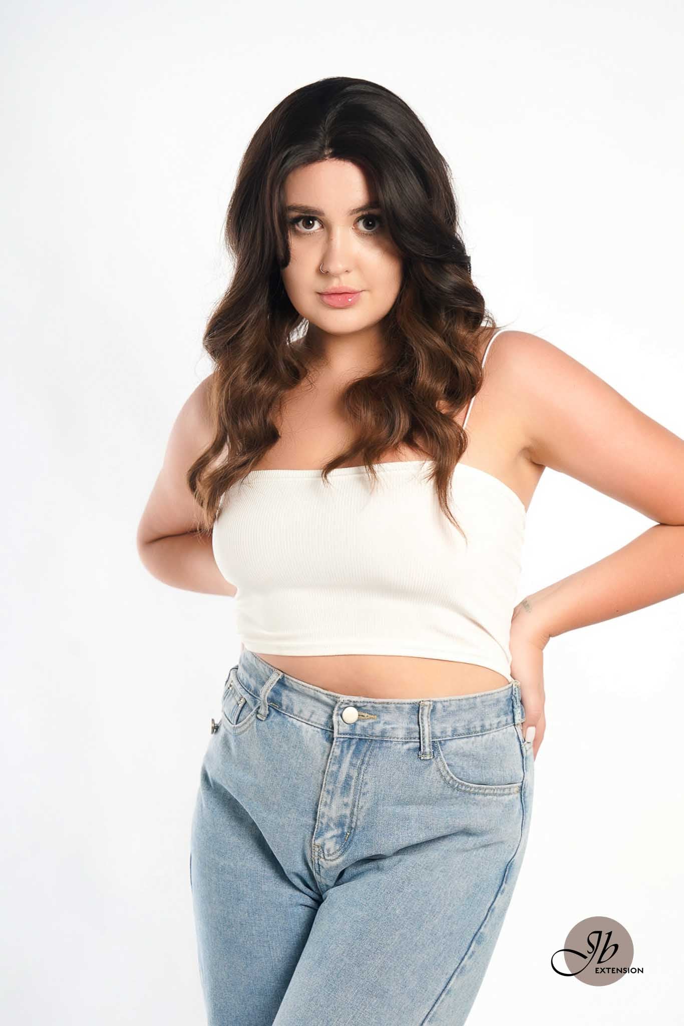 JBEXTENSION GENERATION FIVE 20 Inches Ombre Brown Body Wave Wig QUINN OMBRE BROWN G5