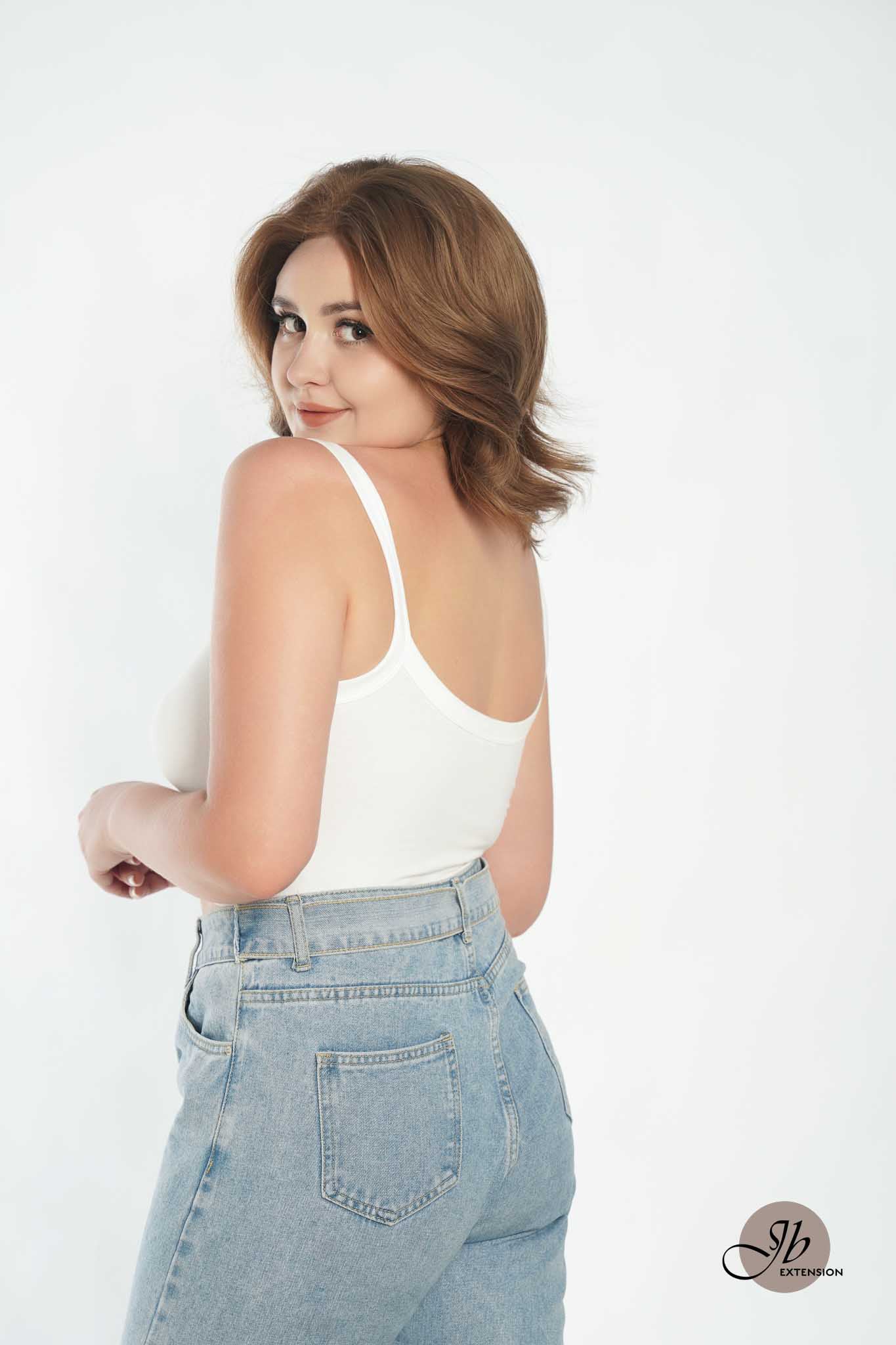 JBEXTENSION 10 Inches Light Brown Curly Lace Front Wig.Pre Plucked 13*4 HD Transparent Lace Frontal Handmade Futura Fiber Swiss Lace Synthetic Fiber Glueless Wig JADOR LIGHT BROWN