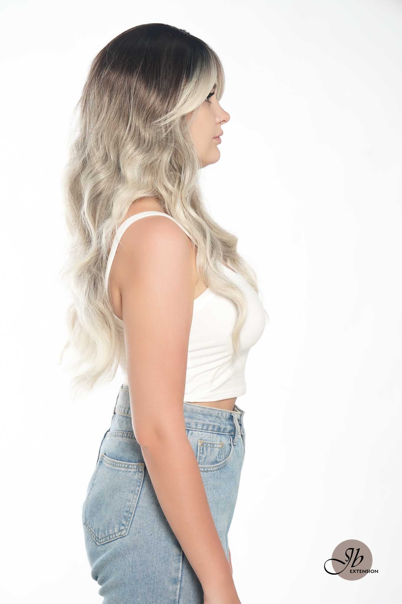 JBEXTENSION 26 Inches Light Blonde Body Wave Women Wig JADEN