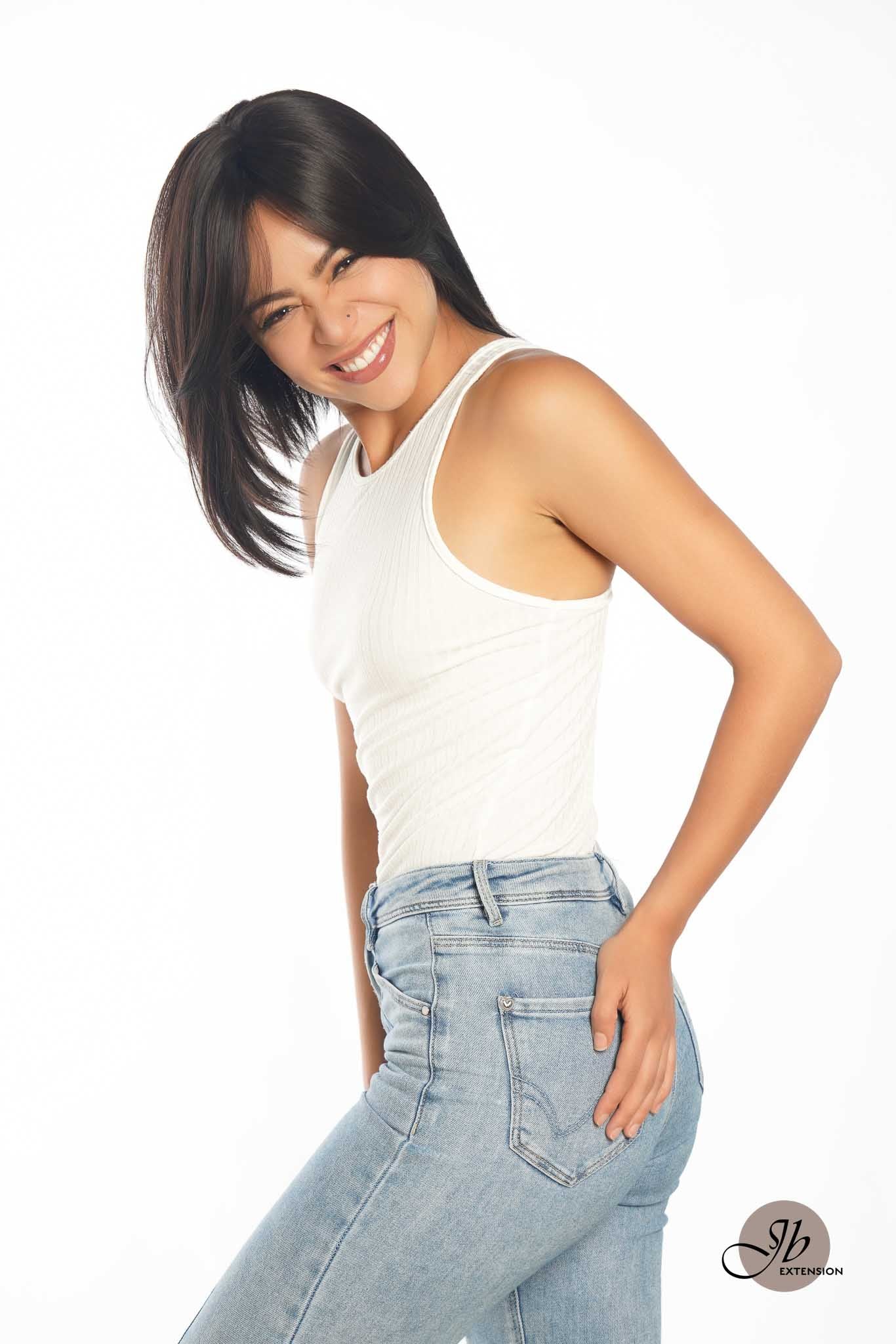 JBEXTENSION 12 Inches Bob Cut Soft Black Short Hair With Bangs Zig Zag Part Wig DORA BROWN