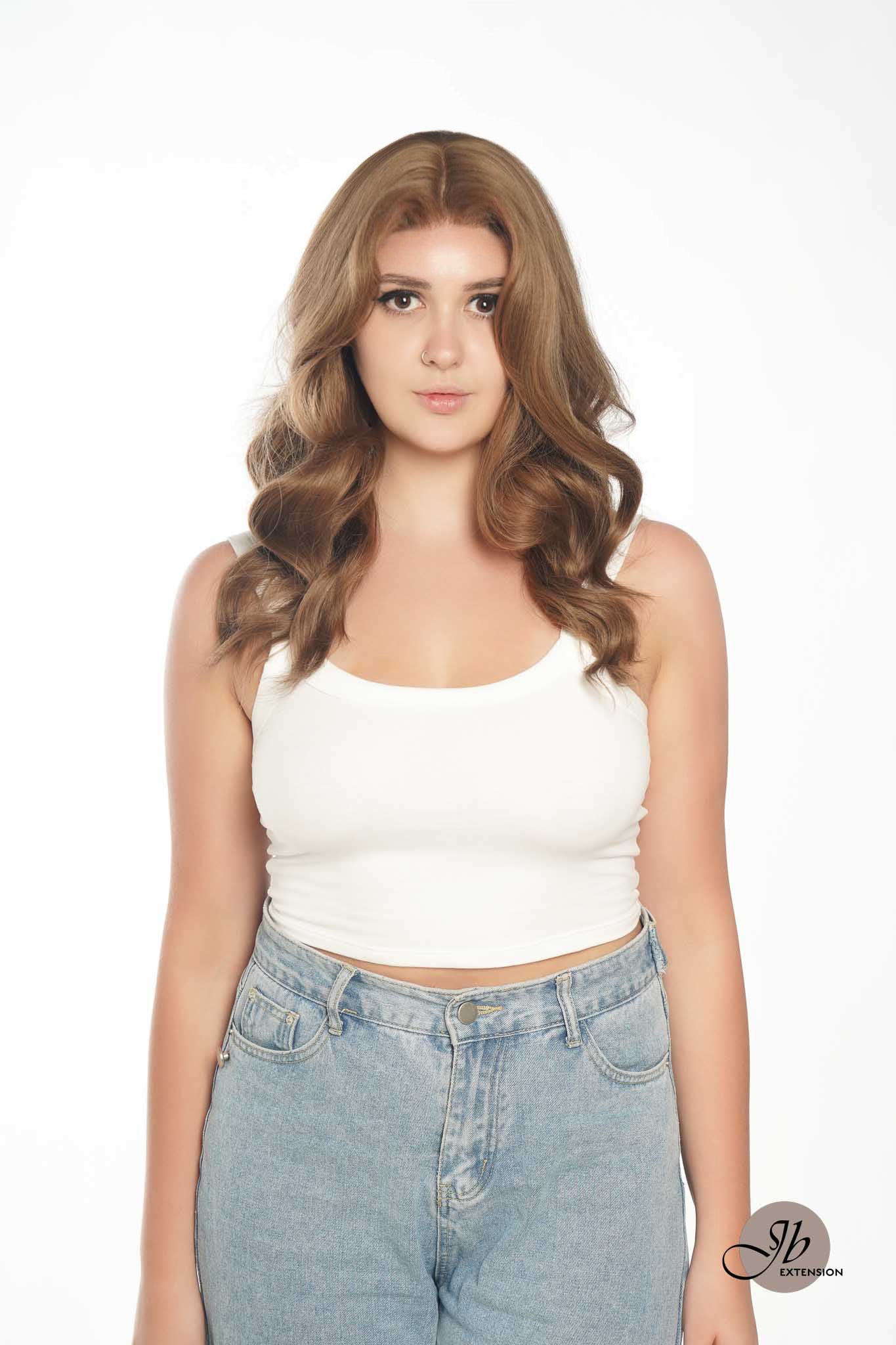 JBEXTENSION GENERATION FIVE 20 Inches Light Brown Body Wave Wig QUINN LIGHT BROWN G5