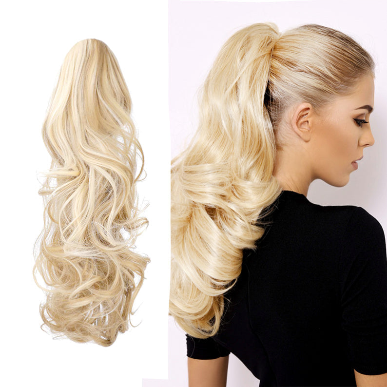 JBEXTENSION 25 Inch Clip Claw in Curly Ponytail Extension for thinning hair 160g