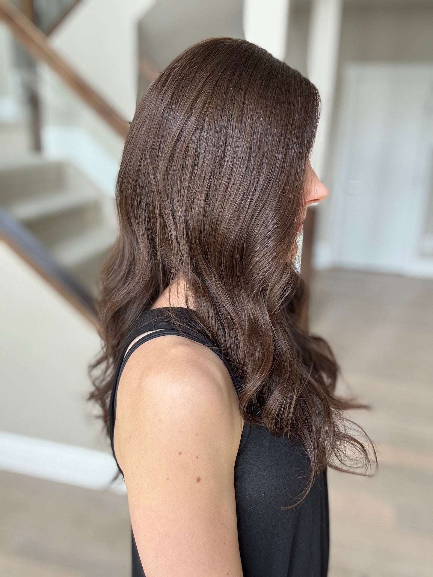 Euro Wig #3: 22" Dark Brown Comfort Cap (M)