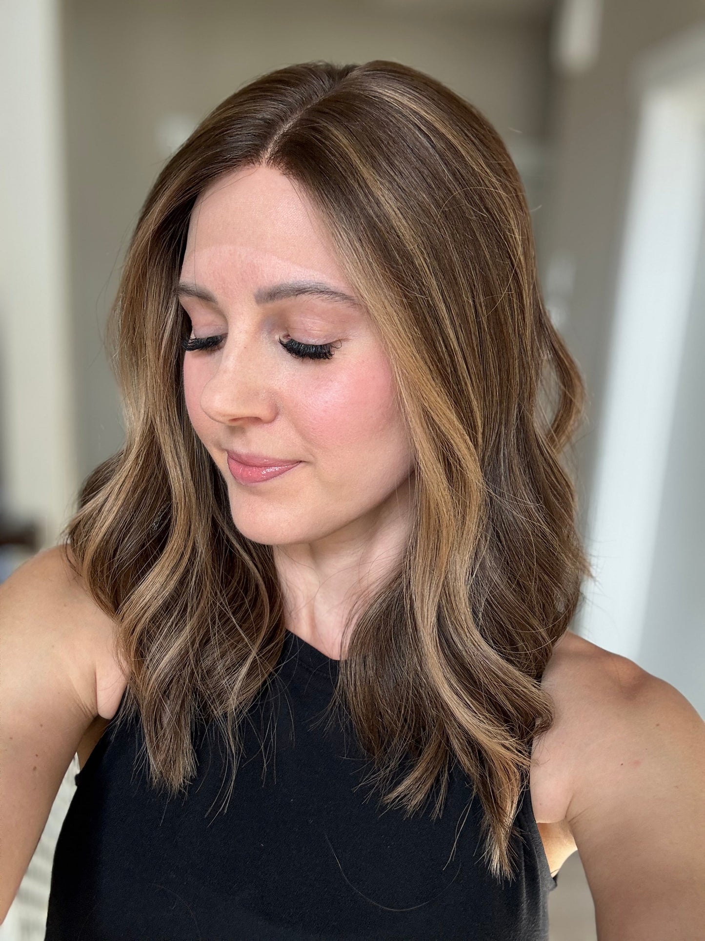 18" Penelope LOB Comfort Cap Lace Top Wig (M) (FINAL SALE)