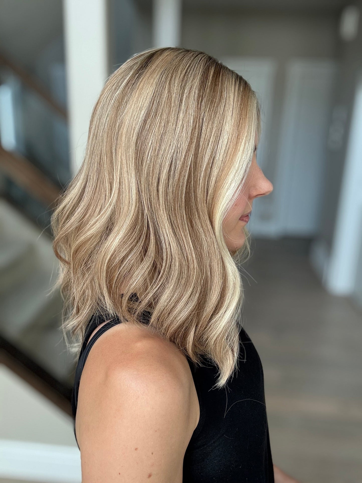 18" Olivia LOB Comfort Cap Lace Top Wig (M) (FINAL SALE)