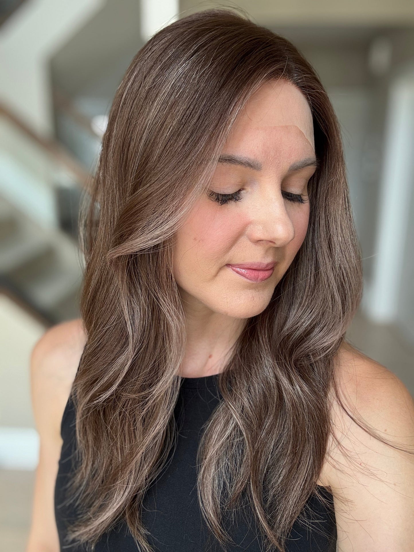 22" Amanda Comfort Cap Lace Top Wig (S)