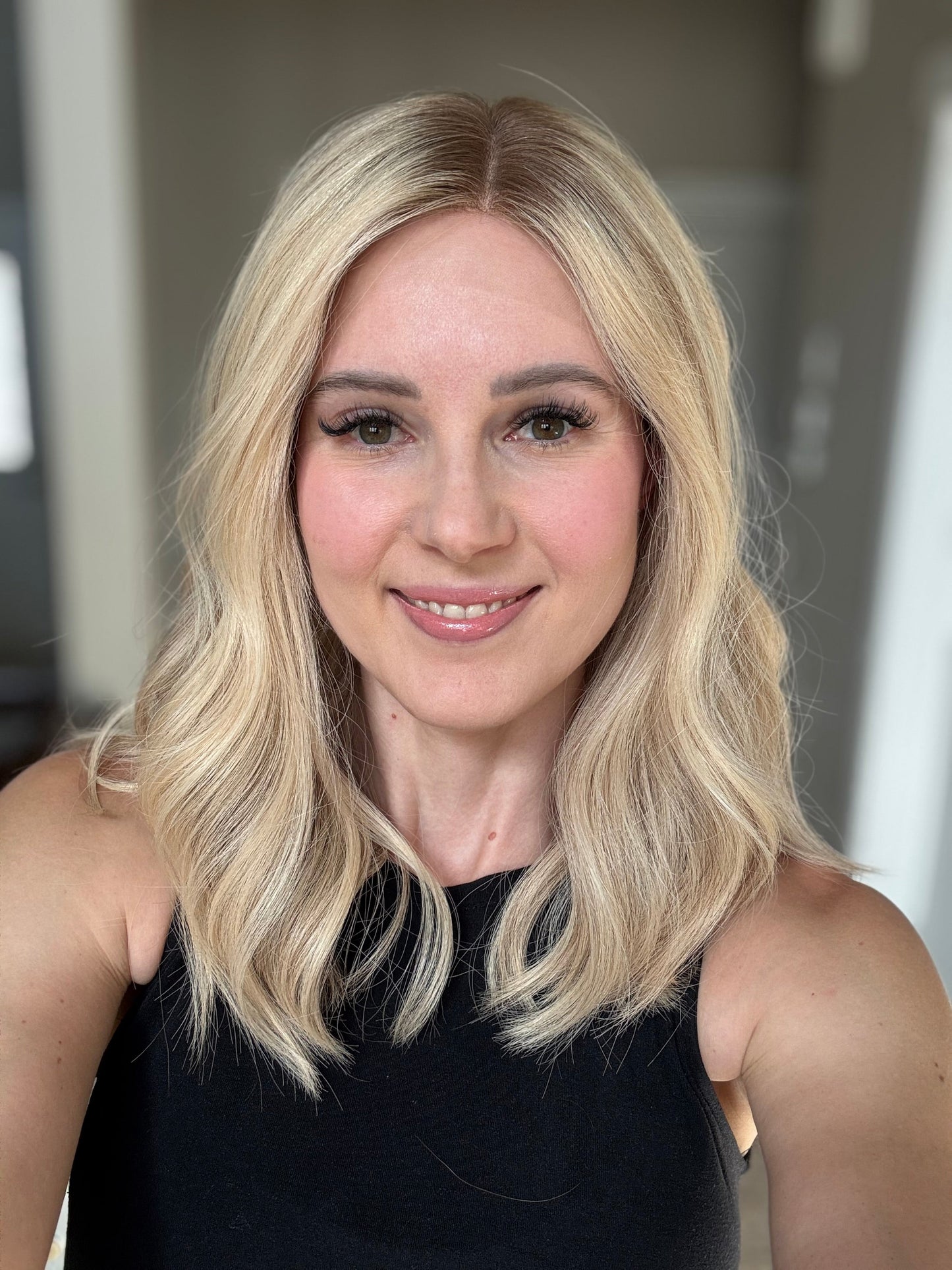 18" Cara LOB Comfort Cap Lace Top Wig (M)