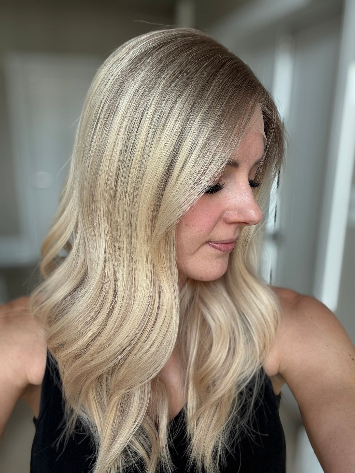 22" Hillary Comfort Cap Lace Top Wig (M) (FINAL SALE)