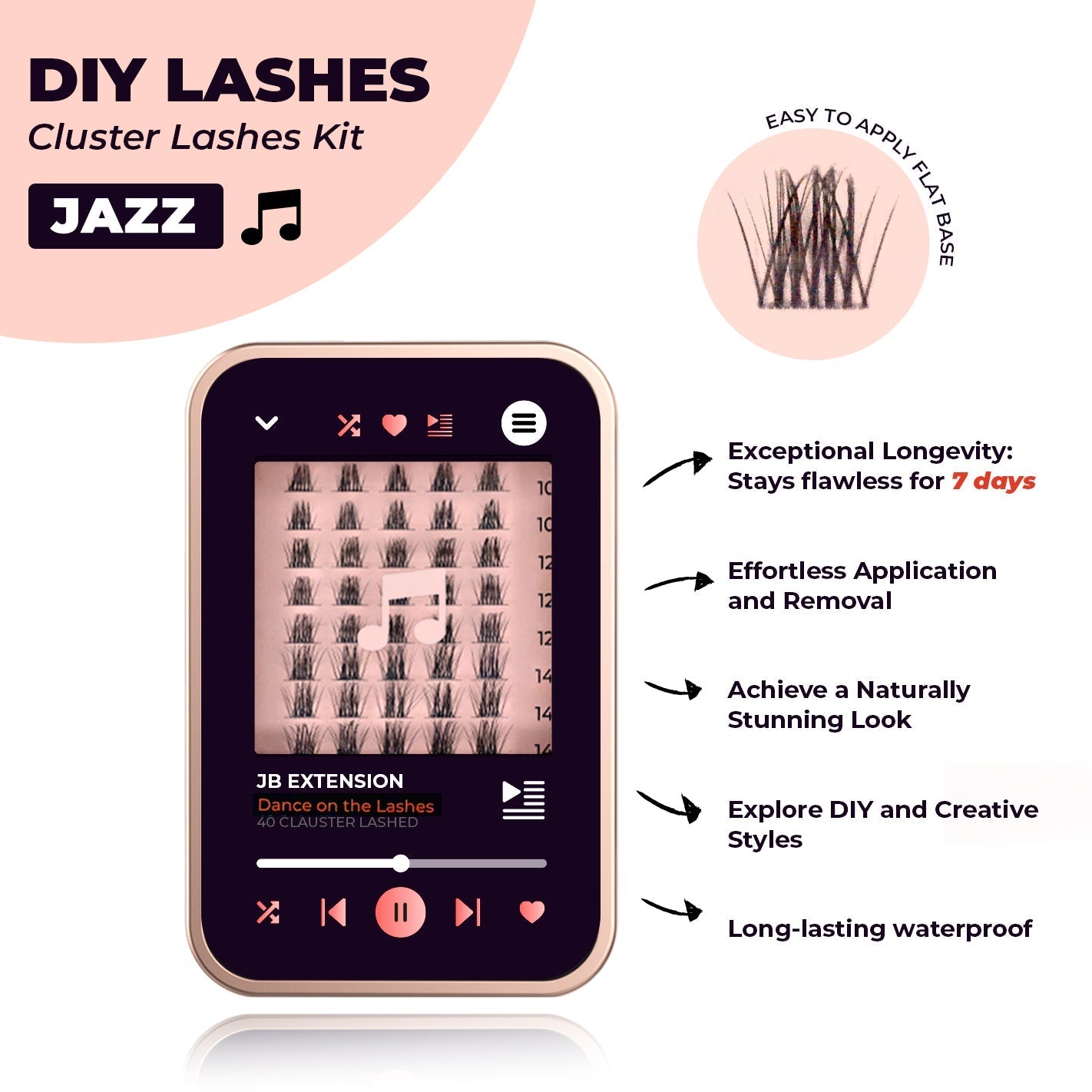 JBEXTENSION DIY EYELASHES - JAZZ( Individual Lashes)