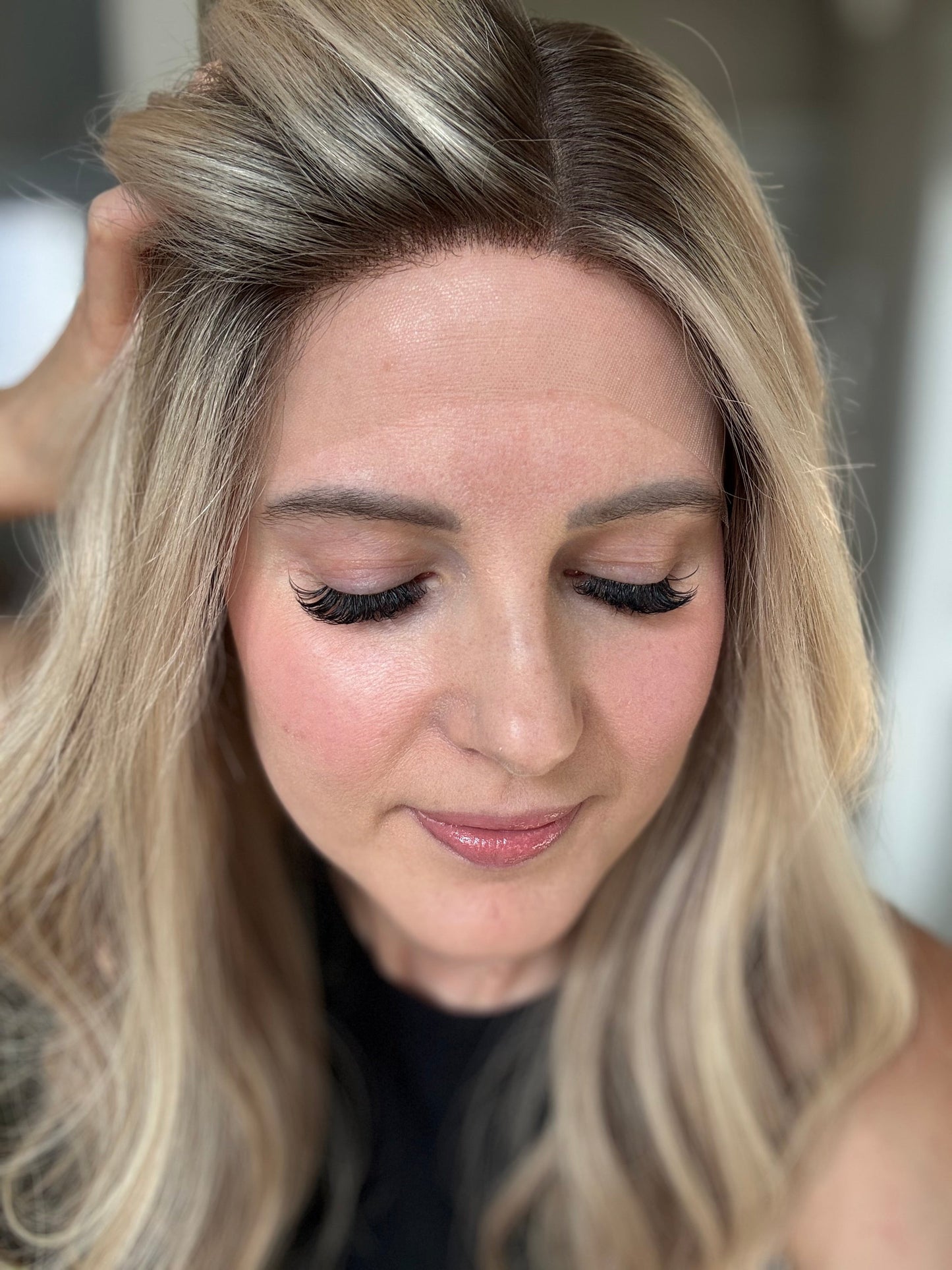 22" Olivia Comfort Cap Lace Top Wig (M)