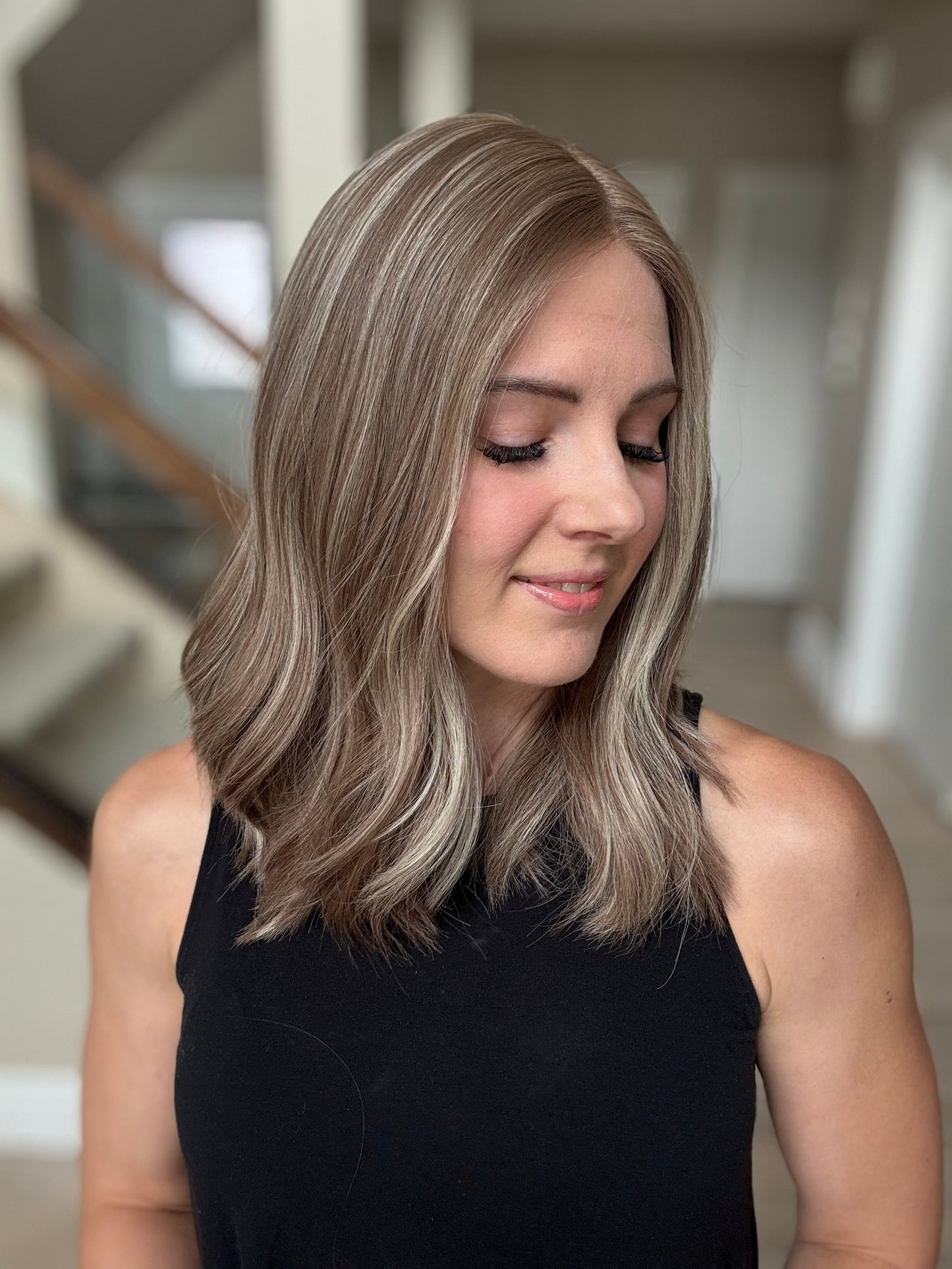 18" Jocelyn LOB Comfort Cap Silk Top Wig (S)