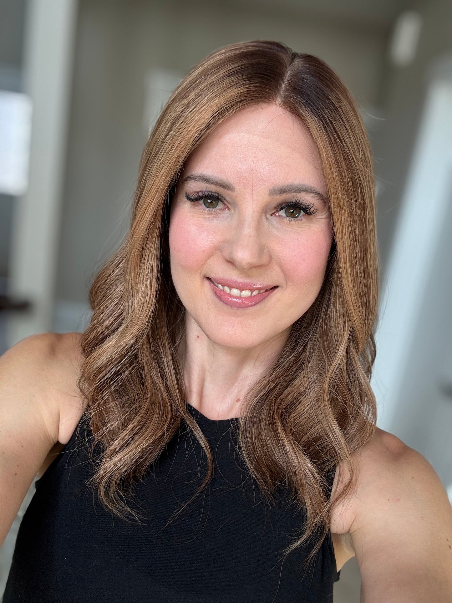 18" Elana LOB Comfort Cap Lace Top Wig (M) (FINAL SALE)